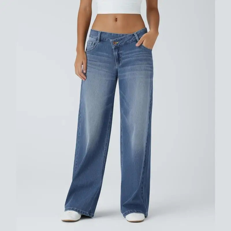 Relaxed Fit Loose Women's Jeans