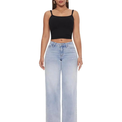 Comfortable Loose Fit Women's Jeans