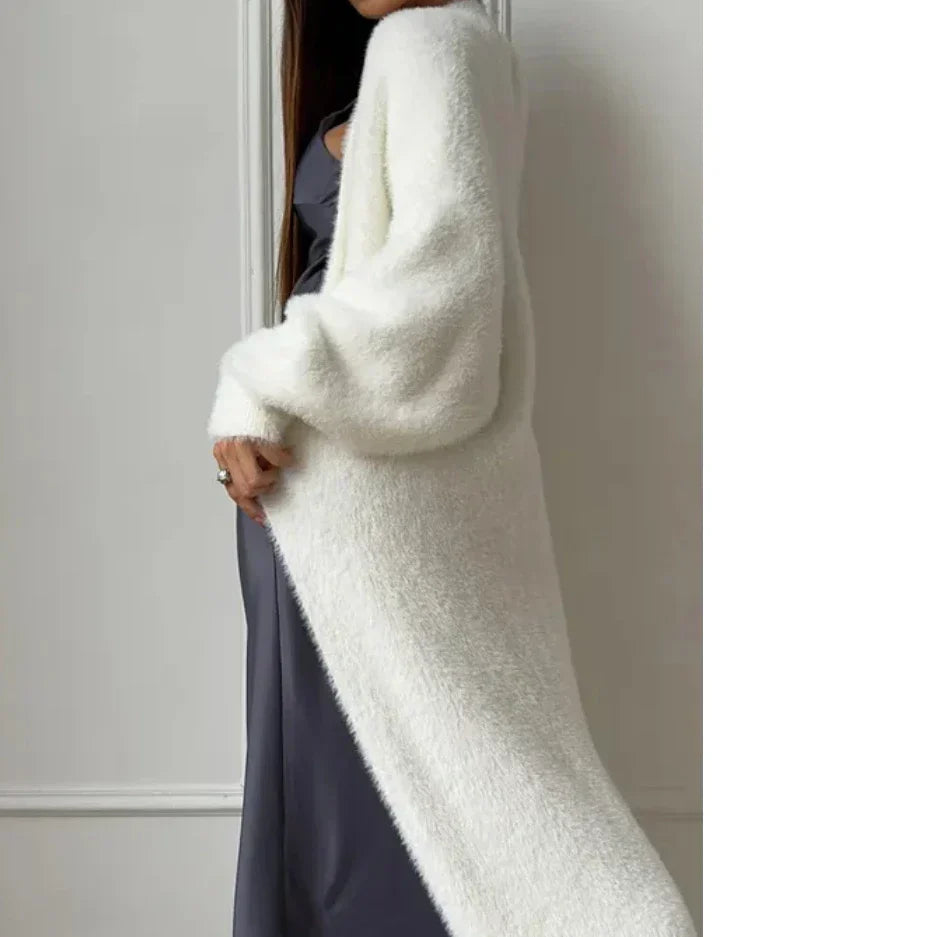 Classic Cozy Open Front Cardigan