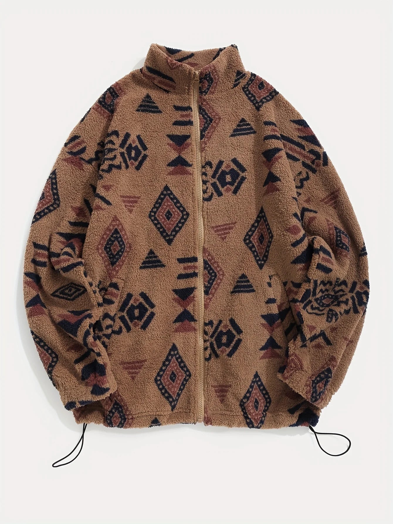 Cozy Fleece Casual Zip Up Jacket