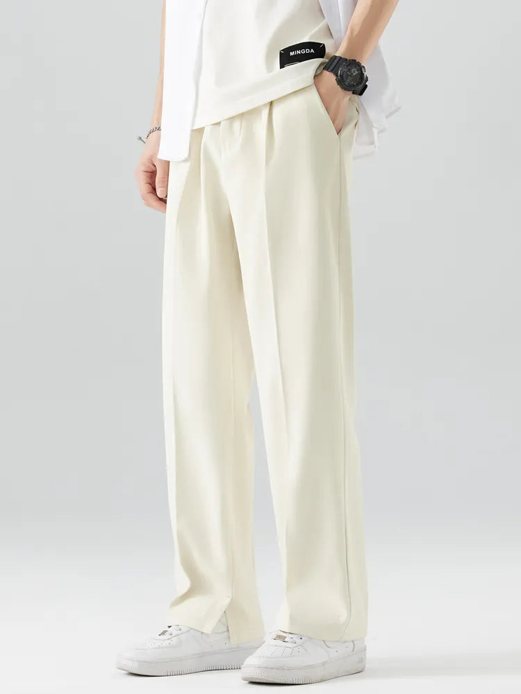 Comfortable Straight Leg Mens Casual Pants