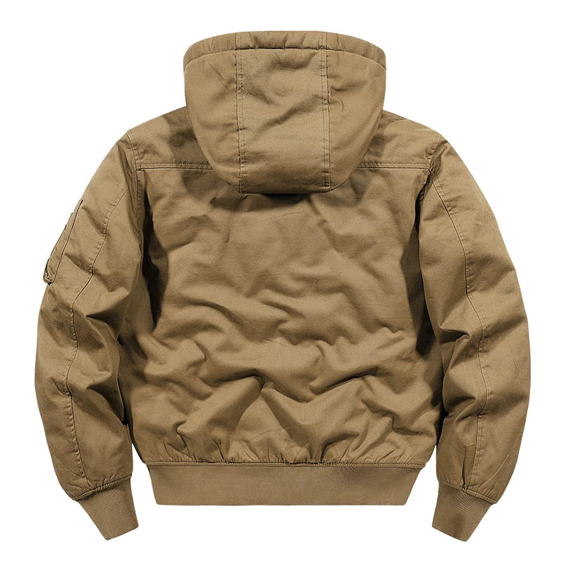 Practical Insulated Cotton Parka Jacket