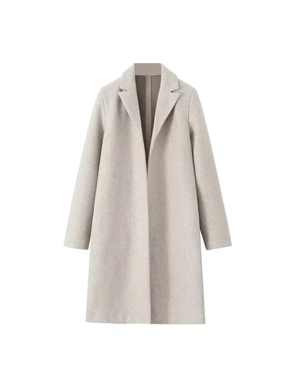 Classic Double Breasted Long Trench Coat