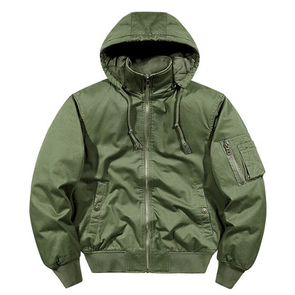 Practical Insulated Cotton Parka Jacket