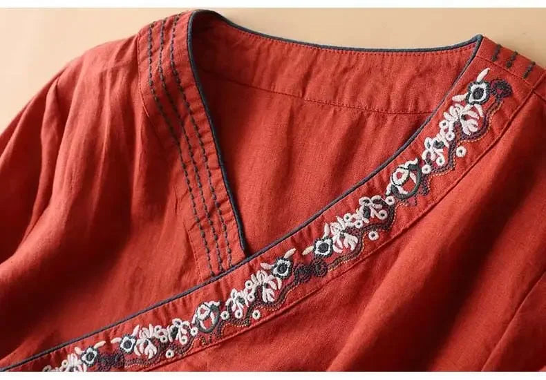 Casual Floral Lightweight Women's Blouse