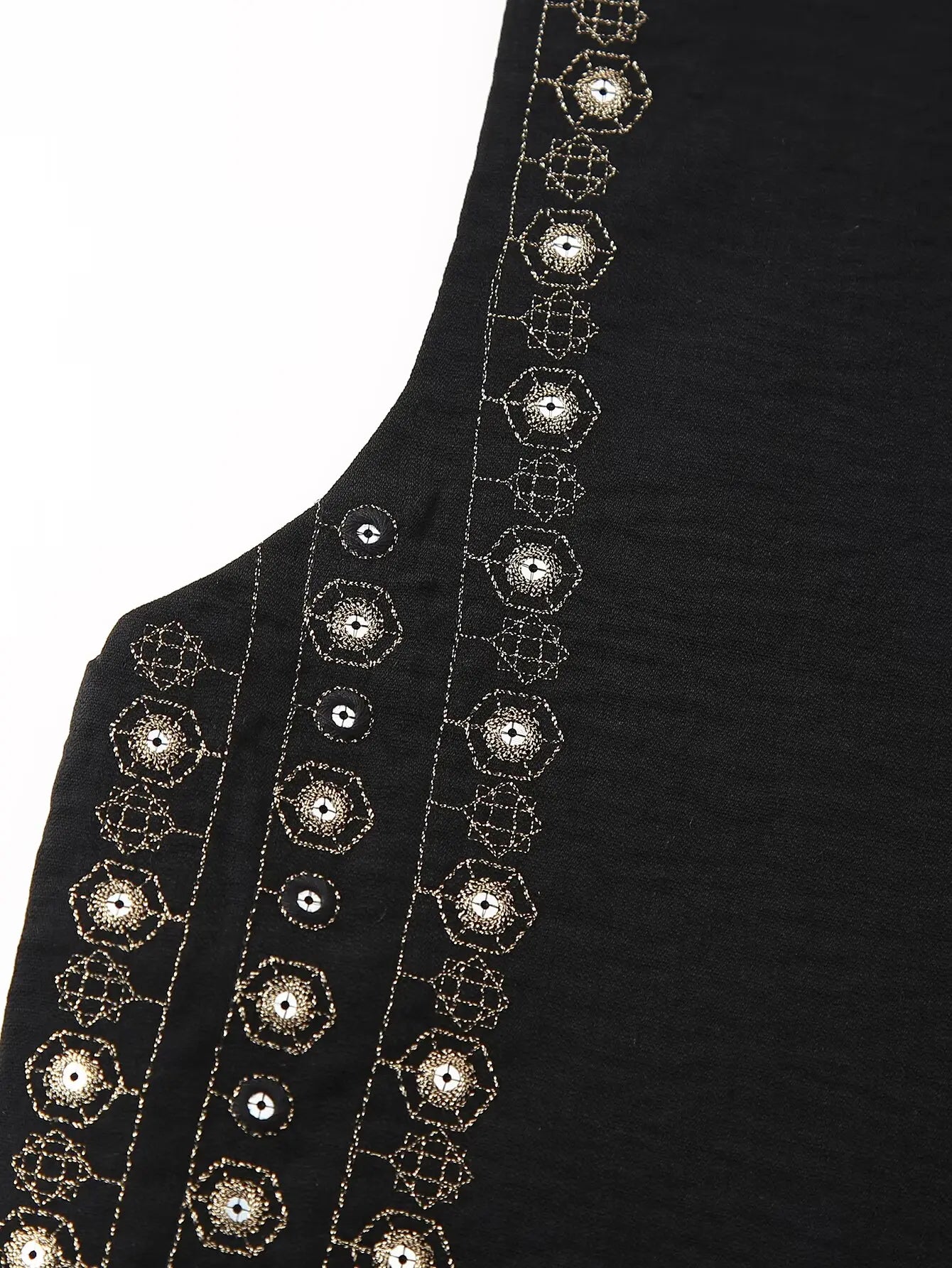Glittery Embellished Bohemian Waistcoat