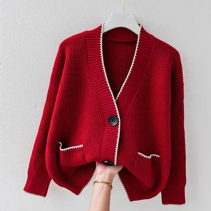 Fashionable Button Front Cardigan