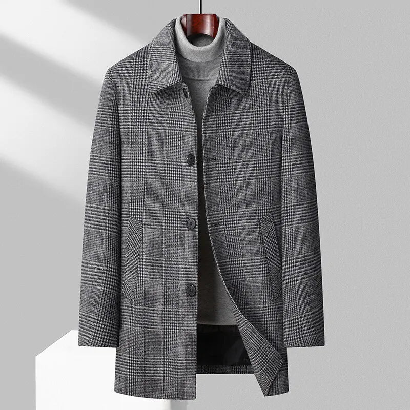 Warm Winter Short Trench Coat - Nocini