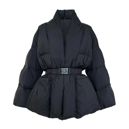 Warm Women's Puffer V-neck Winter Coat