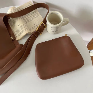 Classic Ladies Genuine Leather Handbag