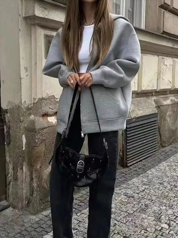 Ladies' Fleece Hoodie Jacket