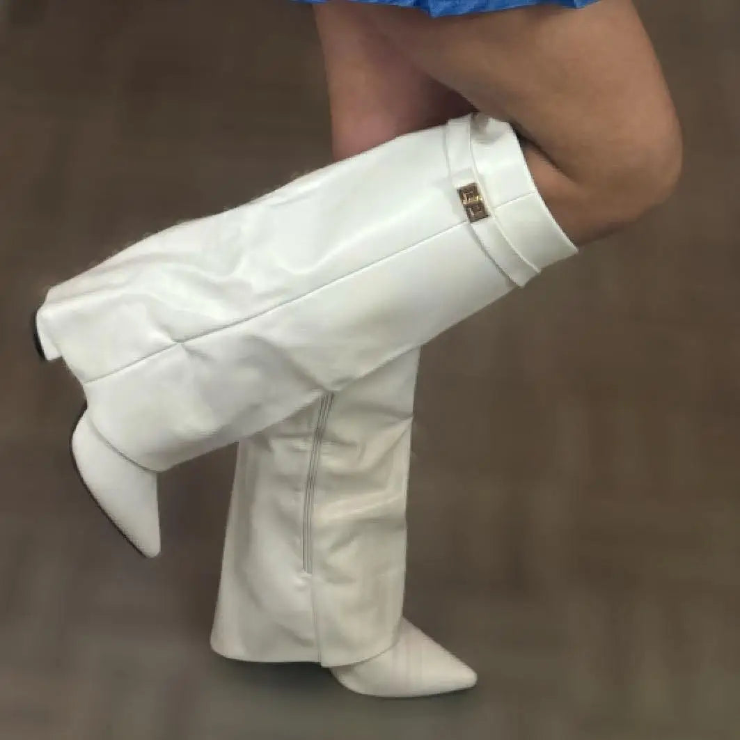 Fashionable Women's High Heel Knee Boots