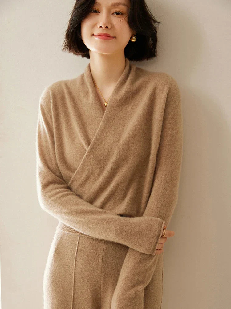 Cozy Wool V-Neck Sweater