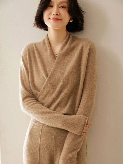 Cozy Wool V-Neck Sweater