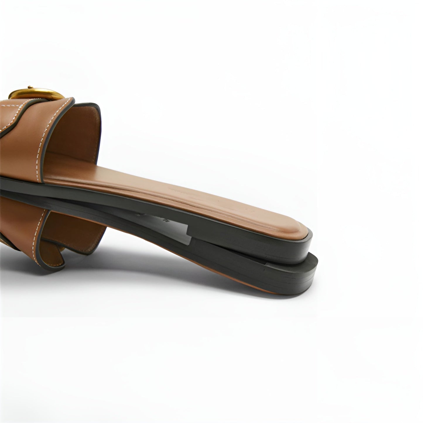 Premium Brown Leather Flip Flops