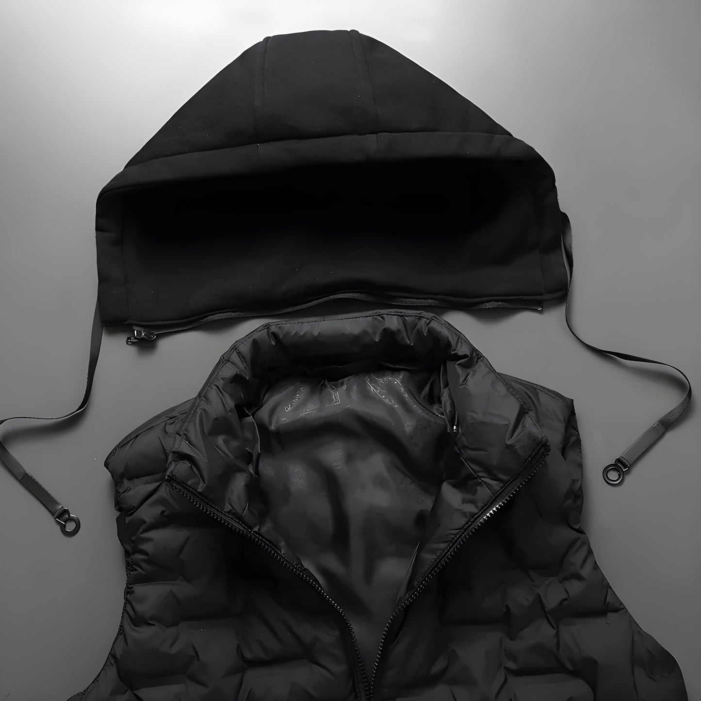 Insulated Fleece Hooded Vest