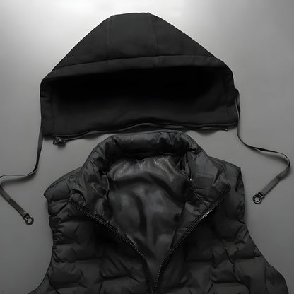 Insulated Fleece Hooded Vest