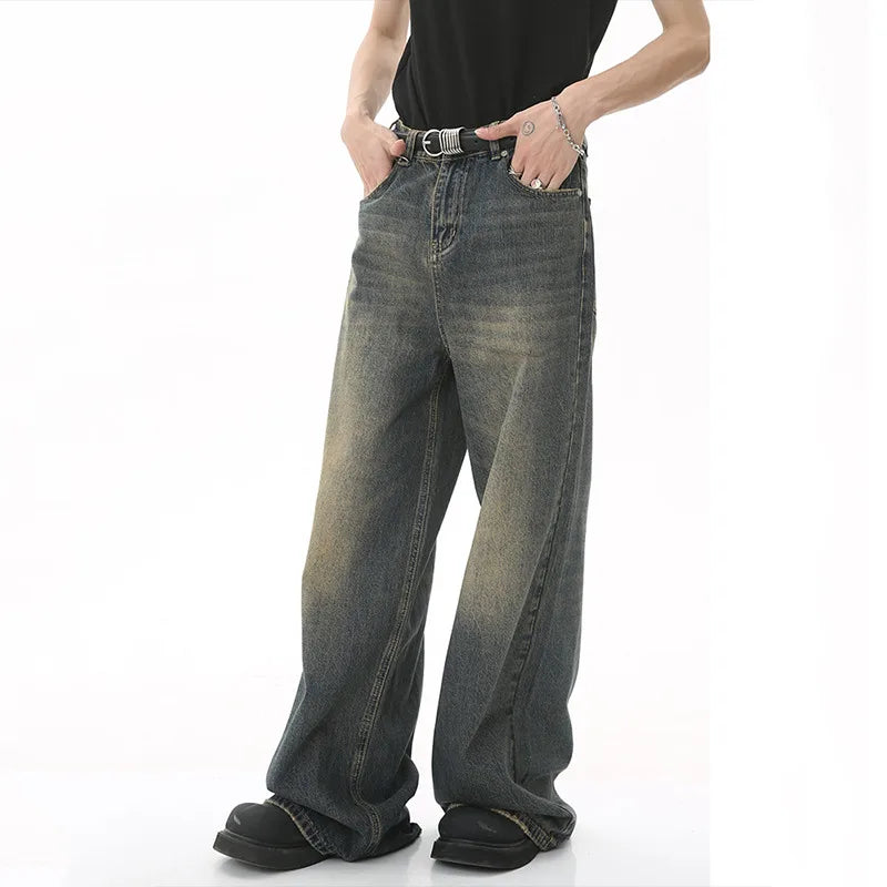 Comfortable Loose Fit Men's Winter Jeans