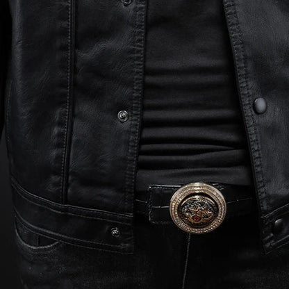 Men's Classic Zip Jacket with Chest Pockets