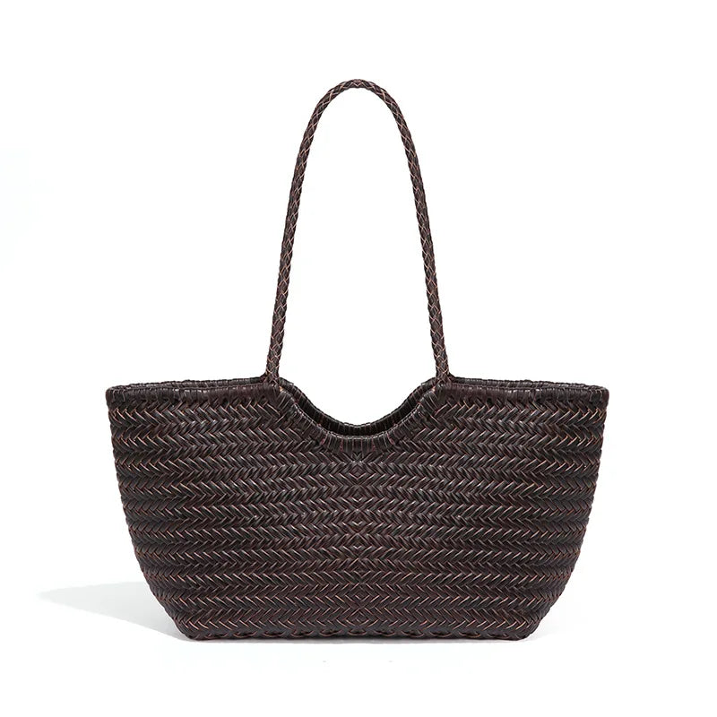 Classic Genuine Leather Shopper Bag - Nocini