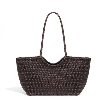 Classic Genuine Leather Shopper Bag - Nocini