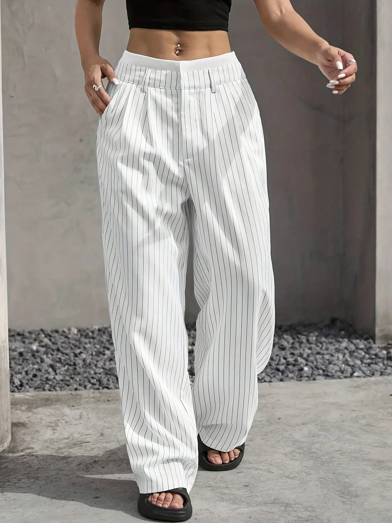 Comfortable High Waist Women's Pants