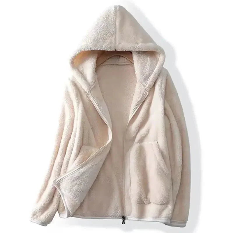 Soft Women's Zip Up Fleece Hoodie