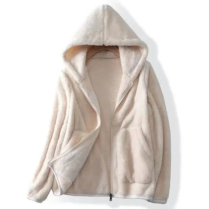 Soft Women's Zip Up Fleece Hoodie