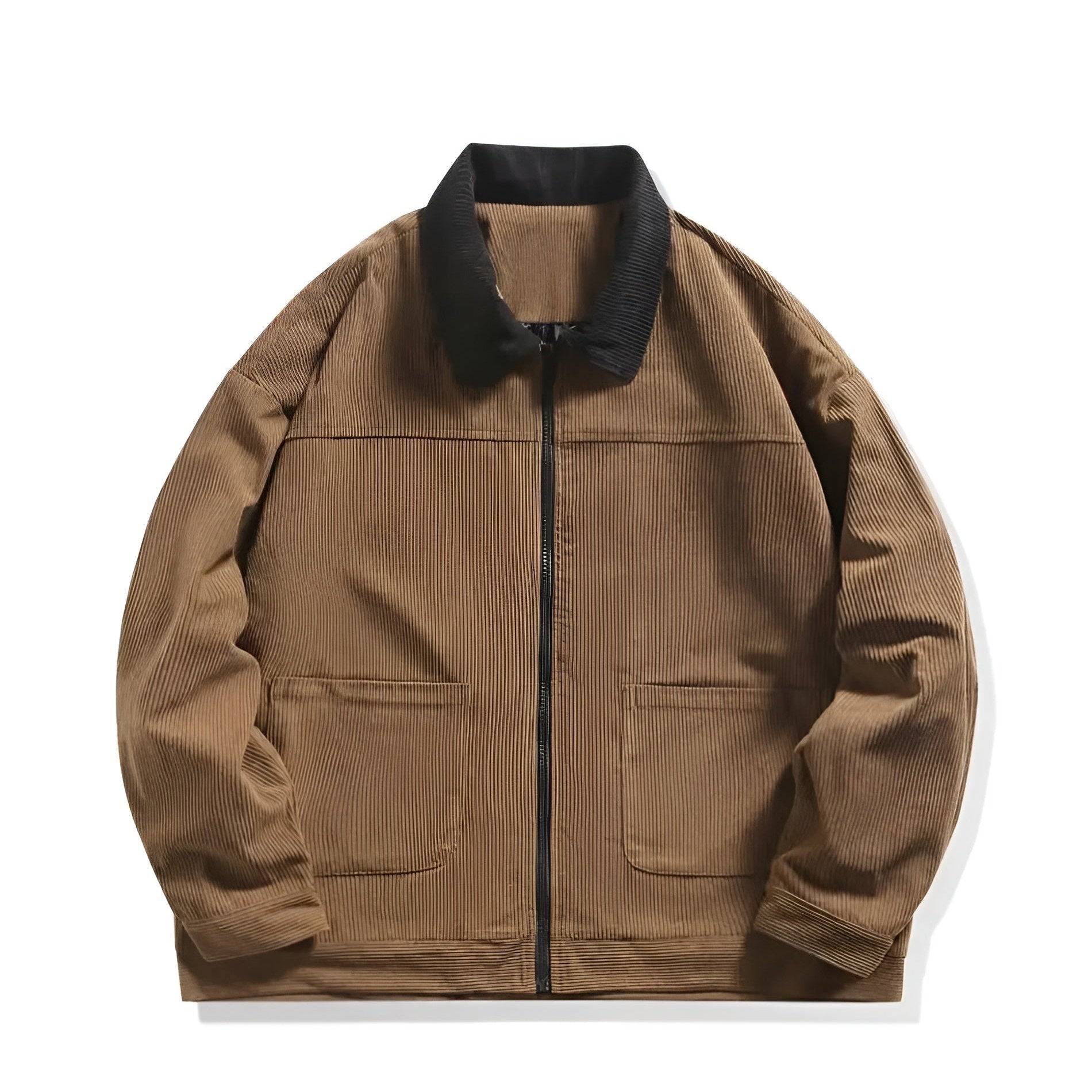 Rugged Plaid Fleece Lined Jacket - Nocini
