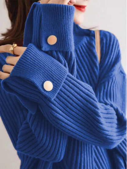 Comfortable Fit Crew Neck Sweater