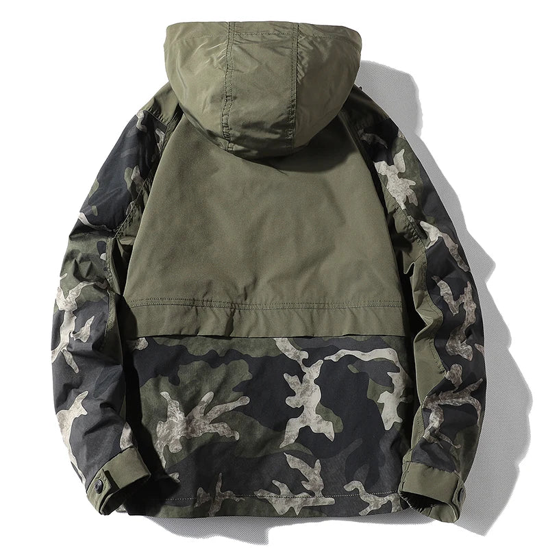 Mossy Green Camouflage Coat