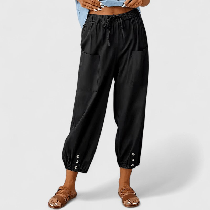 Elegant High Waist Wide Leg Pants