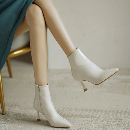 Low Heel Ankle Boots