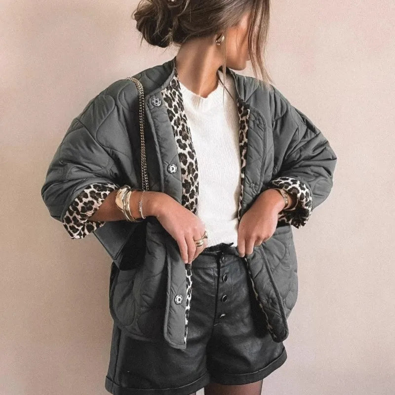 Comfortable Quilted Cotton Coat