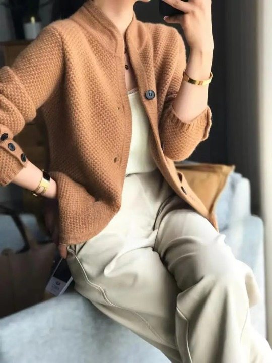 Women's Classic Open Front Cardigan Sweater