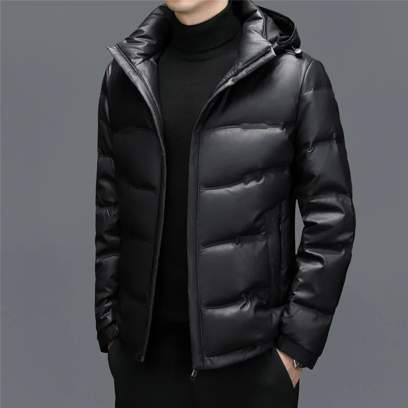 Warm Quilted Hooded Puffer Coat