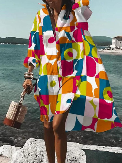 Vibrant Flowy Sundress for Women