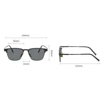 Trendy Semi-Rimmed Shades