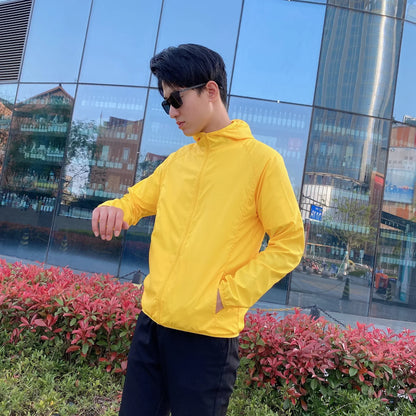 Waterproof Men's Lightweight Windbreaker Coat