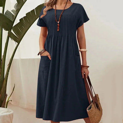 Relaxed Fit Knee Length Dress