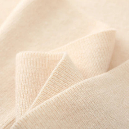 Comfortable Elastic Waist Knit Pants