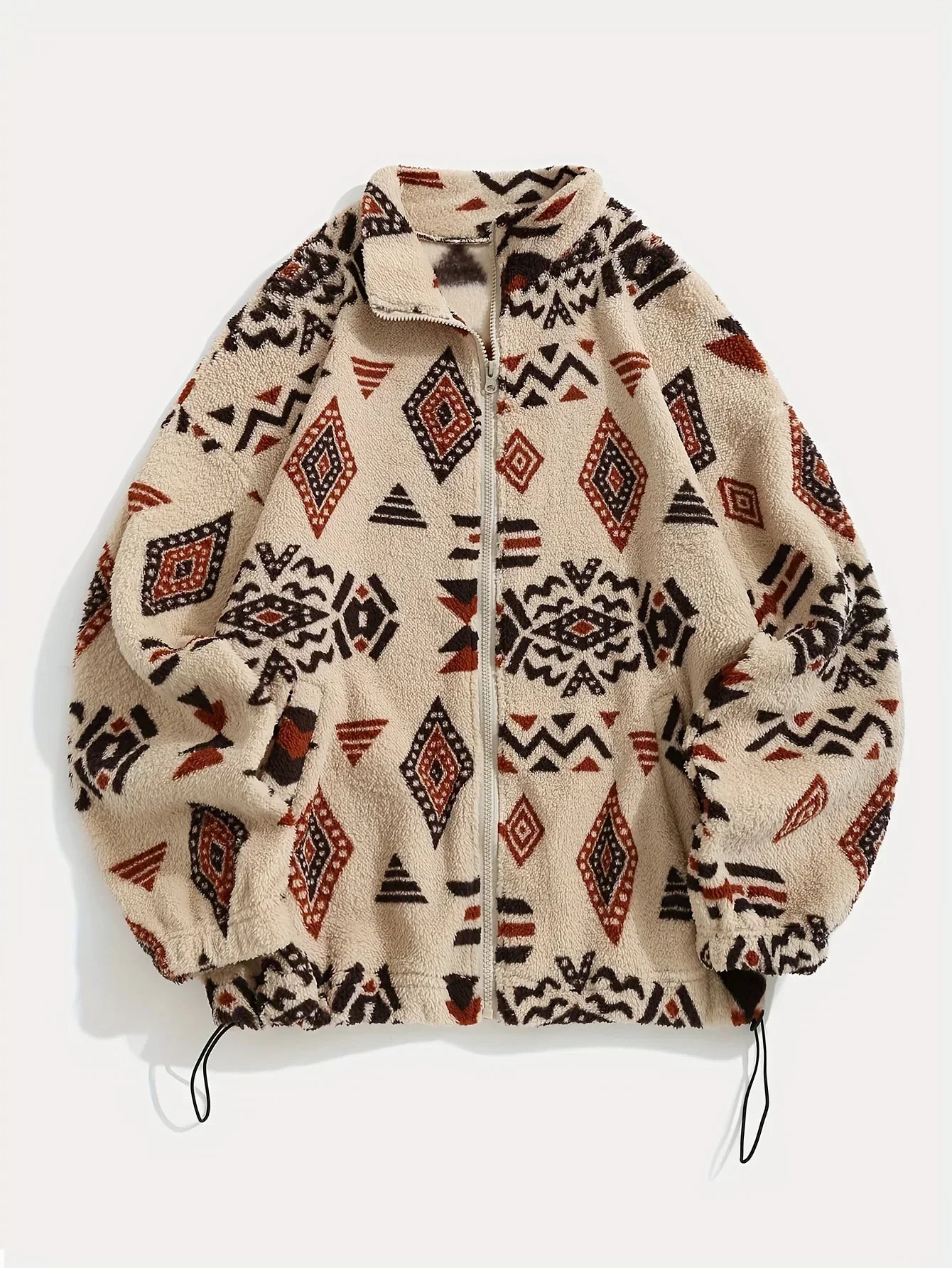 Cozy Fleece Casual Zip Up Jacket