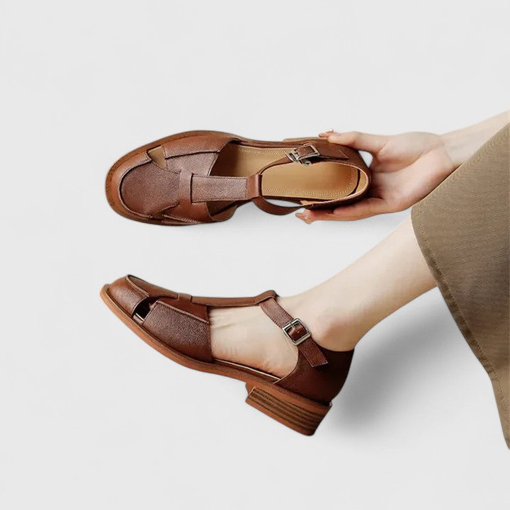 Chic Mary Jane Flat Sandals