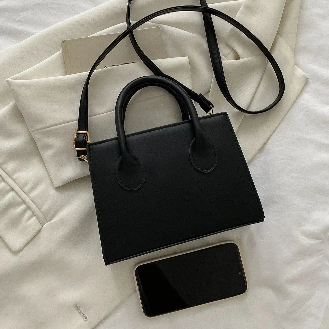 Small Synthetic Crossbody Purse