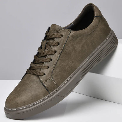 Authentic Real Leather Low Top Sneaker