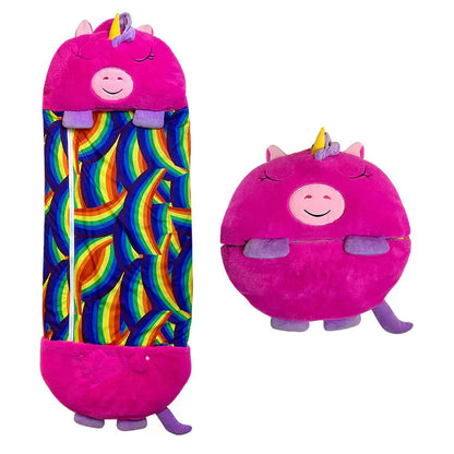 Cozy Kids Sleep Bag with Plush Toy