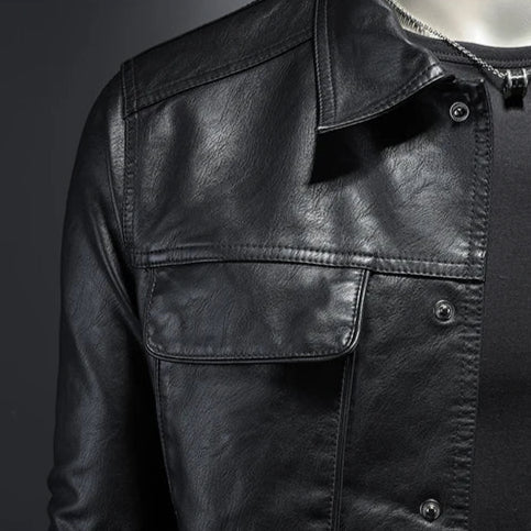 Men's Classic Zip Jacket with Chest Pockets