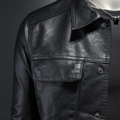 Men's Classic Zip Jacket with Chest Pockets