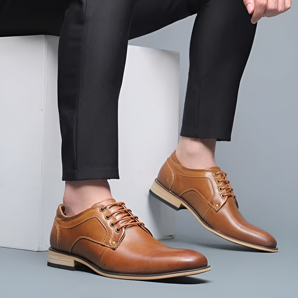 Classic Leather Oxford Shoes