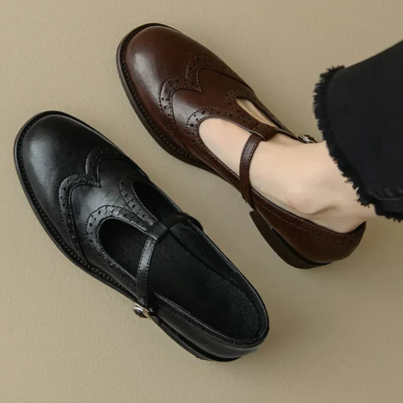 Elegant T-Strap Mary Jane Shoes for Women